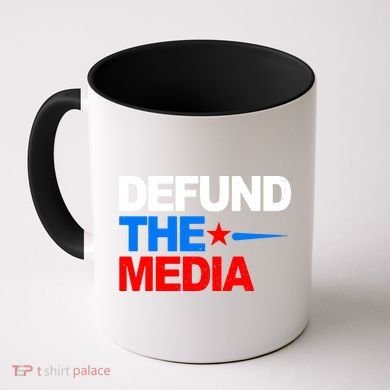 Defund The Media Coffee Mug