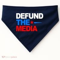 Defund The Media USA-Made Doggie Bandana thumb 0