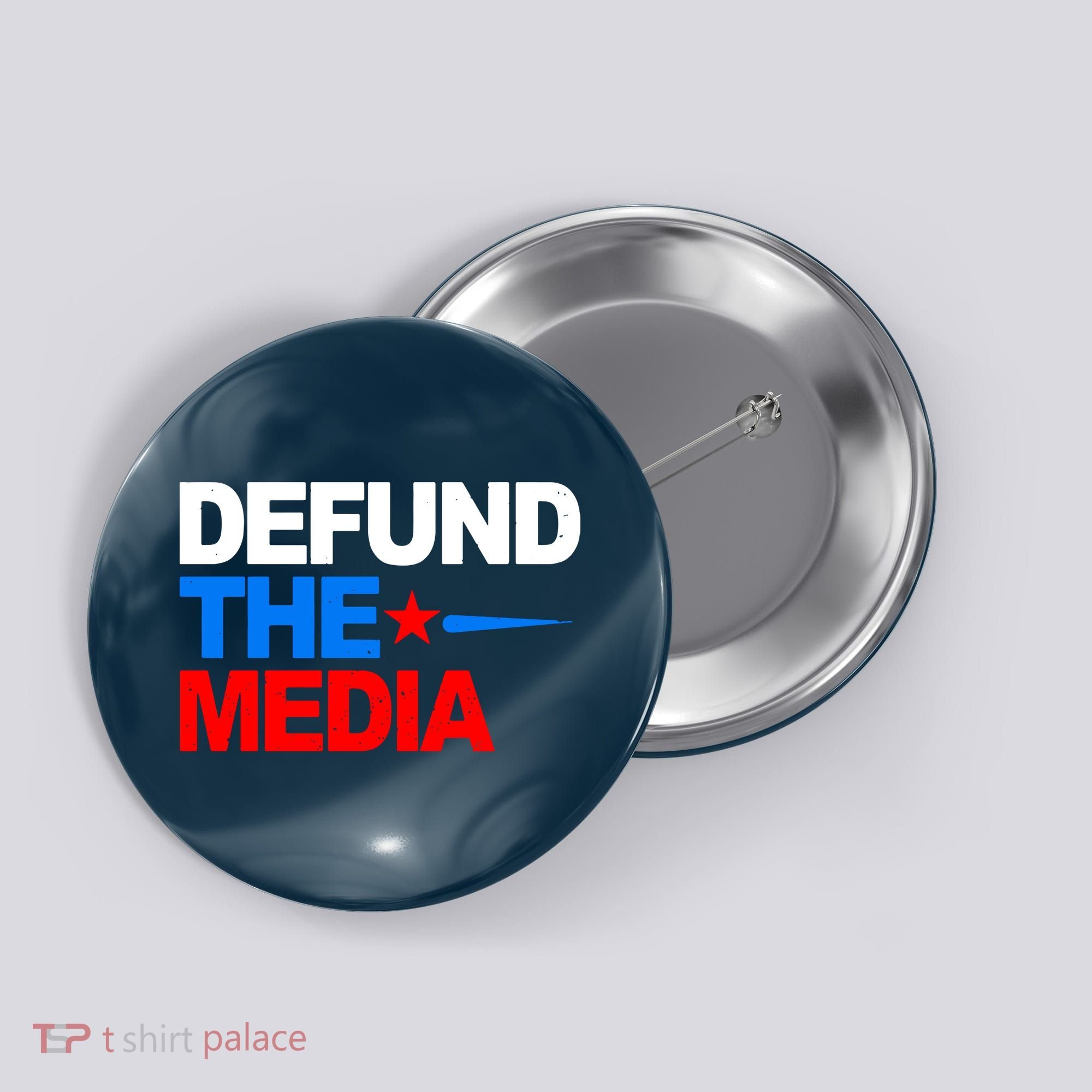 Defund The Media Button