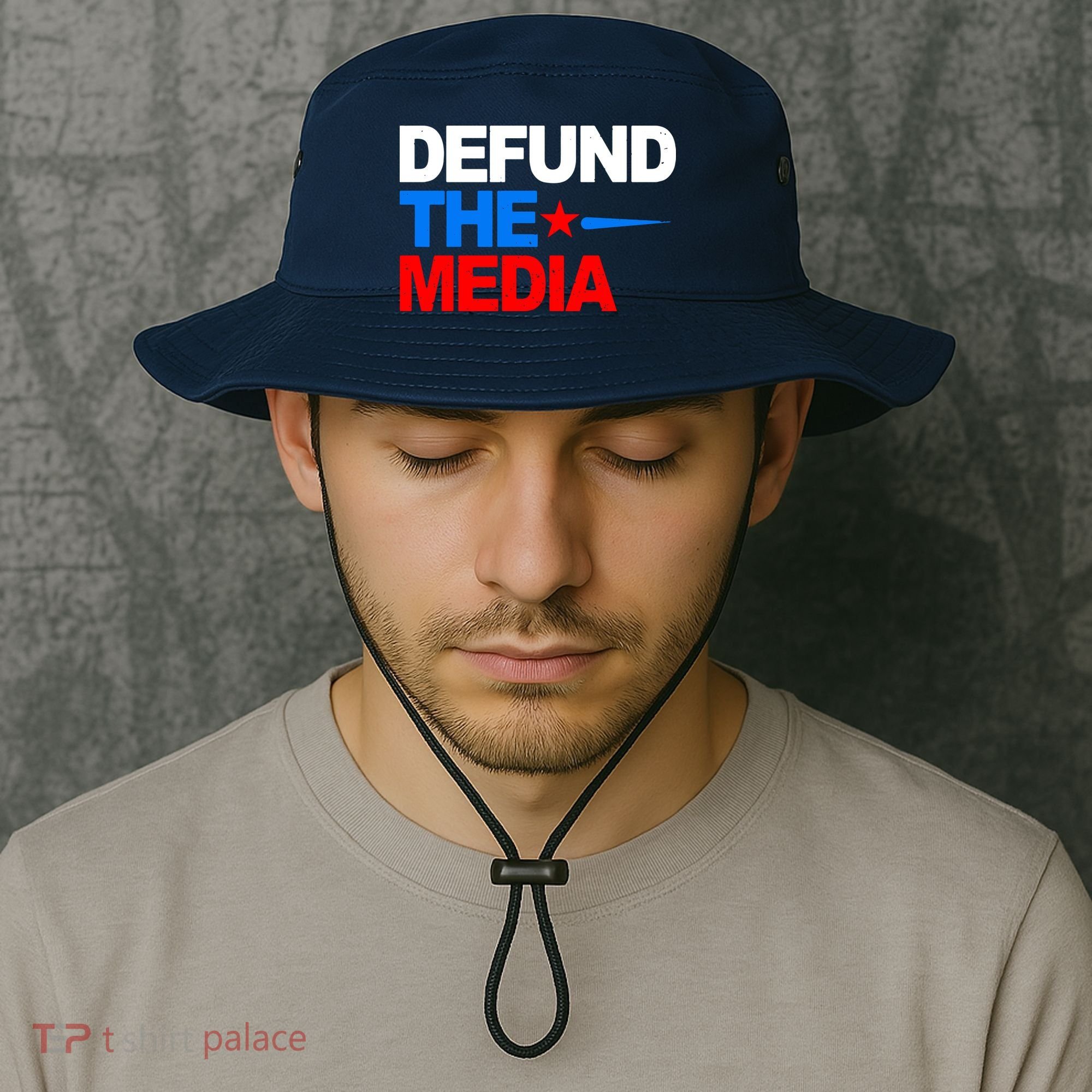 Defund The Media Bucket Hat
