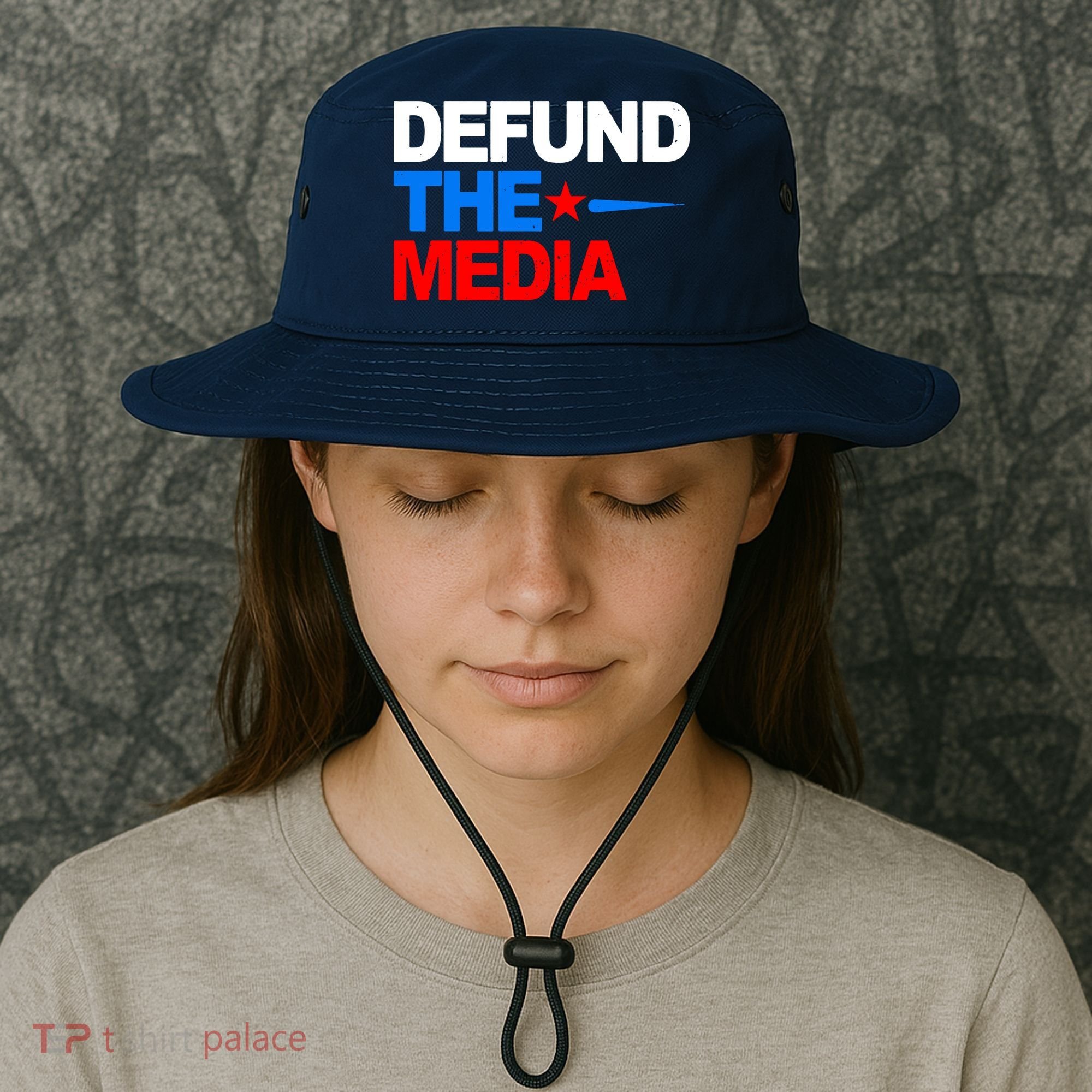 Defund The Media Bucket Hat