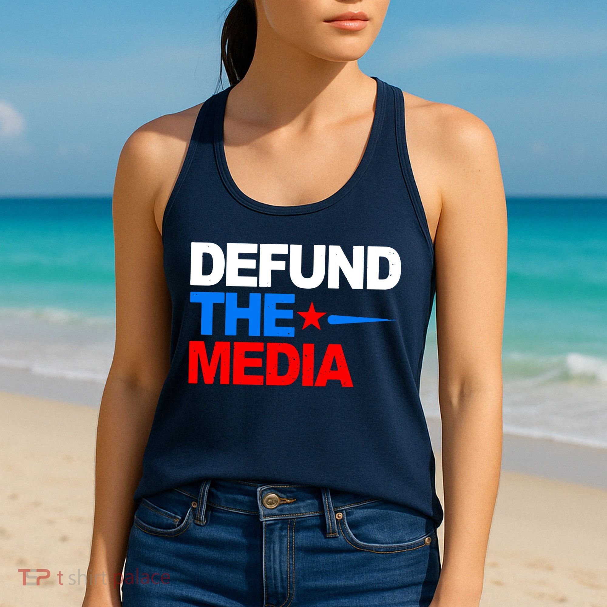 Defund The Media Women's Tank Top