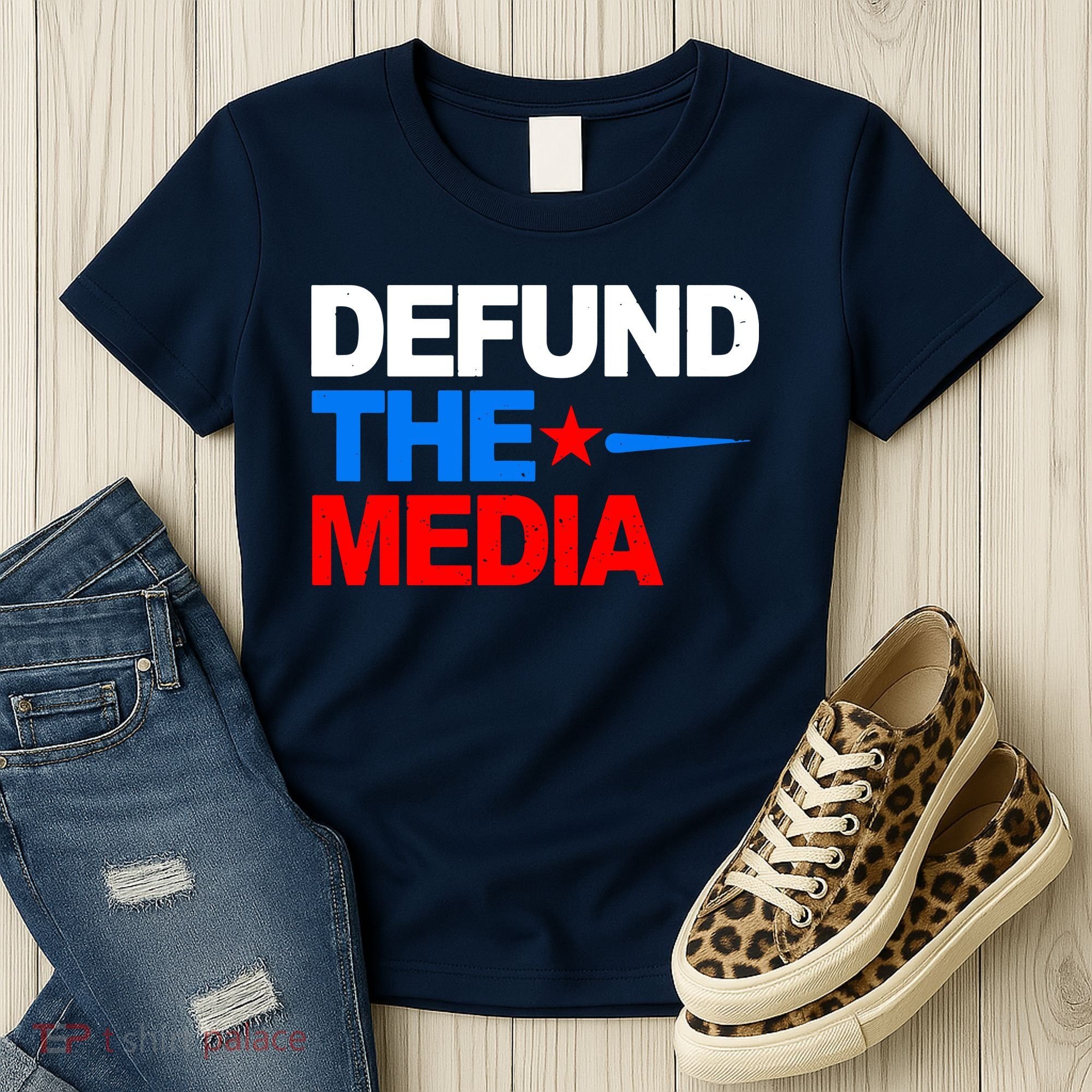 Defund The Media Women's T-Shirt