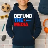 Defund The Media Kids Hoodie thumb 2