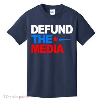 Defund The Media Kids T-Shirt