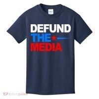 Defund The Media Kids T-Shirt thumb 0