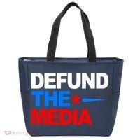 Defund The Media Tote Bag thumb 0