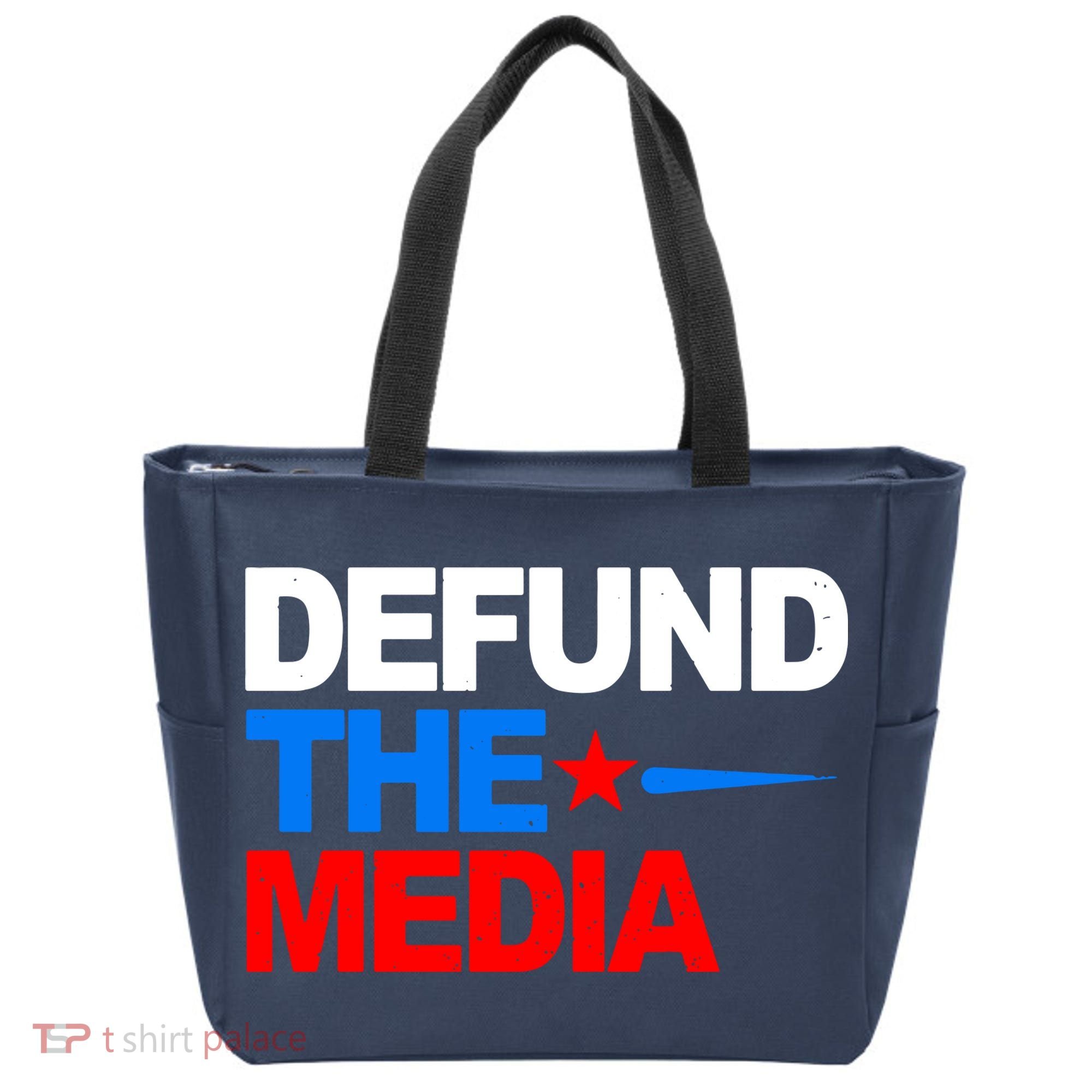 Defund The Media Tote Bag