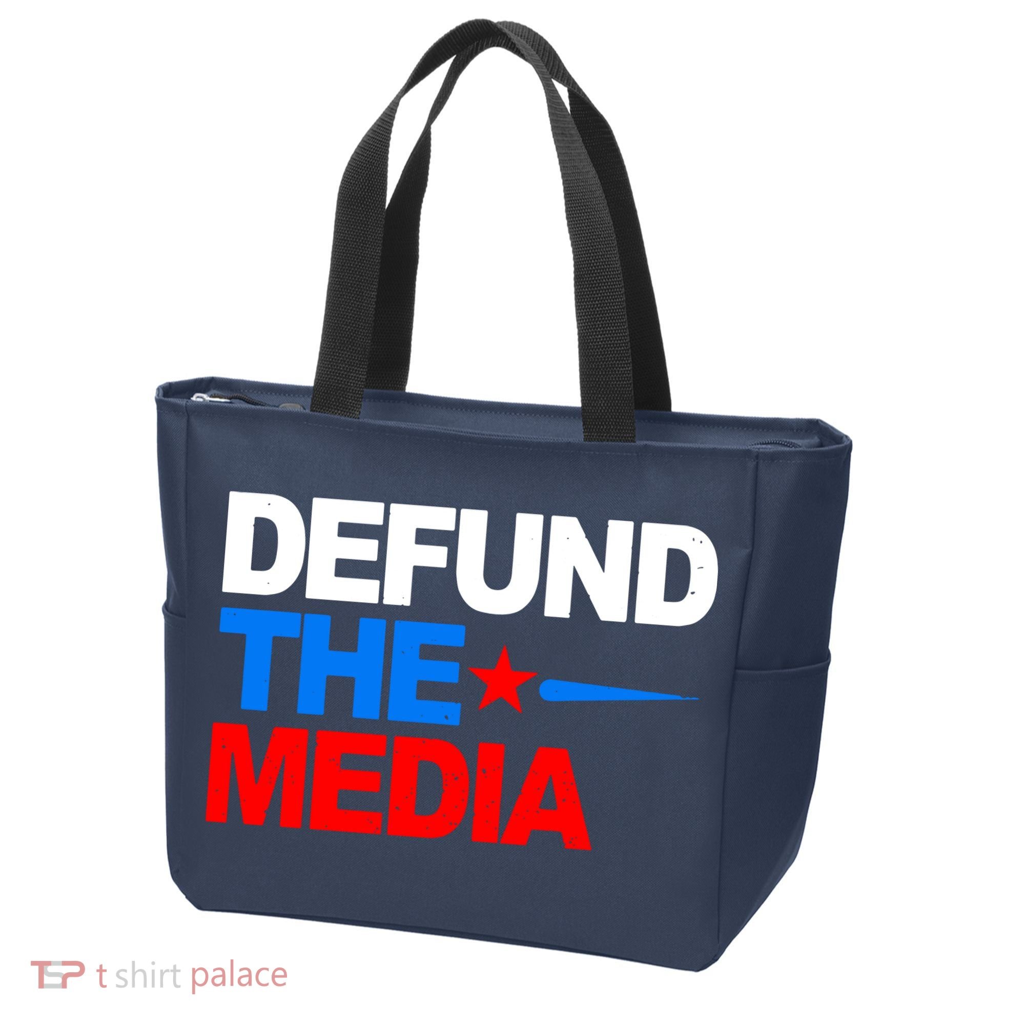 Defund The Media Tote Bag