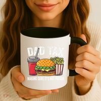 Dad Tax Making Sure It's Not Poi Son Funny Father's Day  Coffee Mug thumb 3