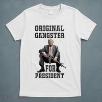 Donald Trump Mugshot Original Gangster For President 2024 T-Shirt thumb 5