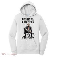 Donald Trump Mugshot Original Gangster For President 2024 Women's Hoodie thumb 0