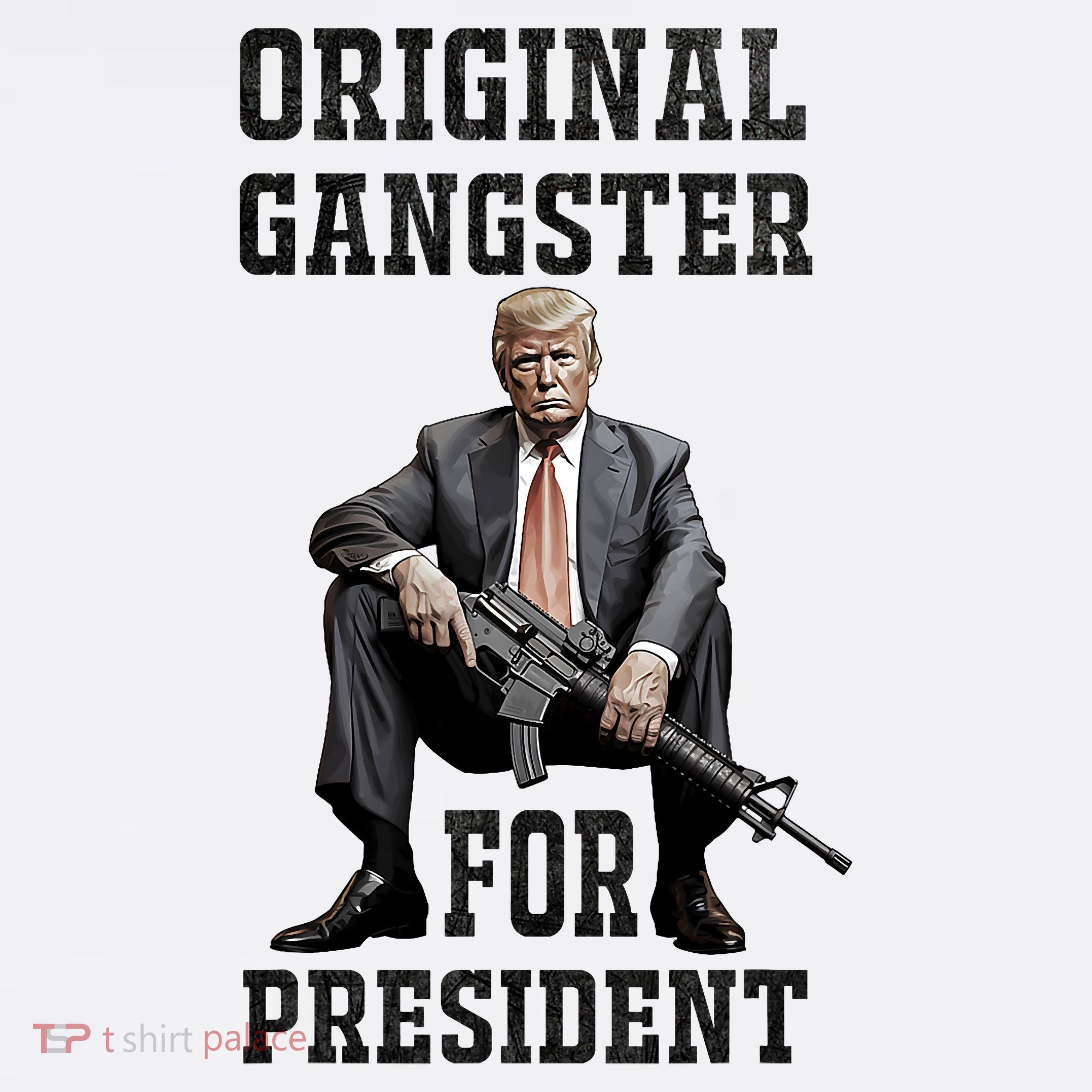 Donald Trump Mugshot Original Gangster For President 2024 Women's Hoodie