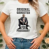 Donald Trump Mugshot Original Gangster For President 2024 Women's T-Shirt thumb 2