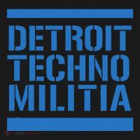 Detroit Techno Militia Blue USA-Made Doggie Bandana thumb 2