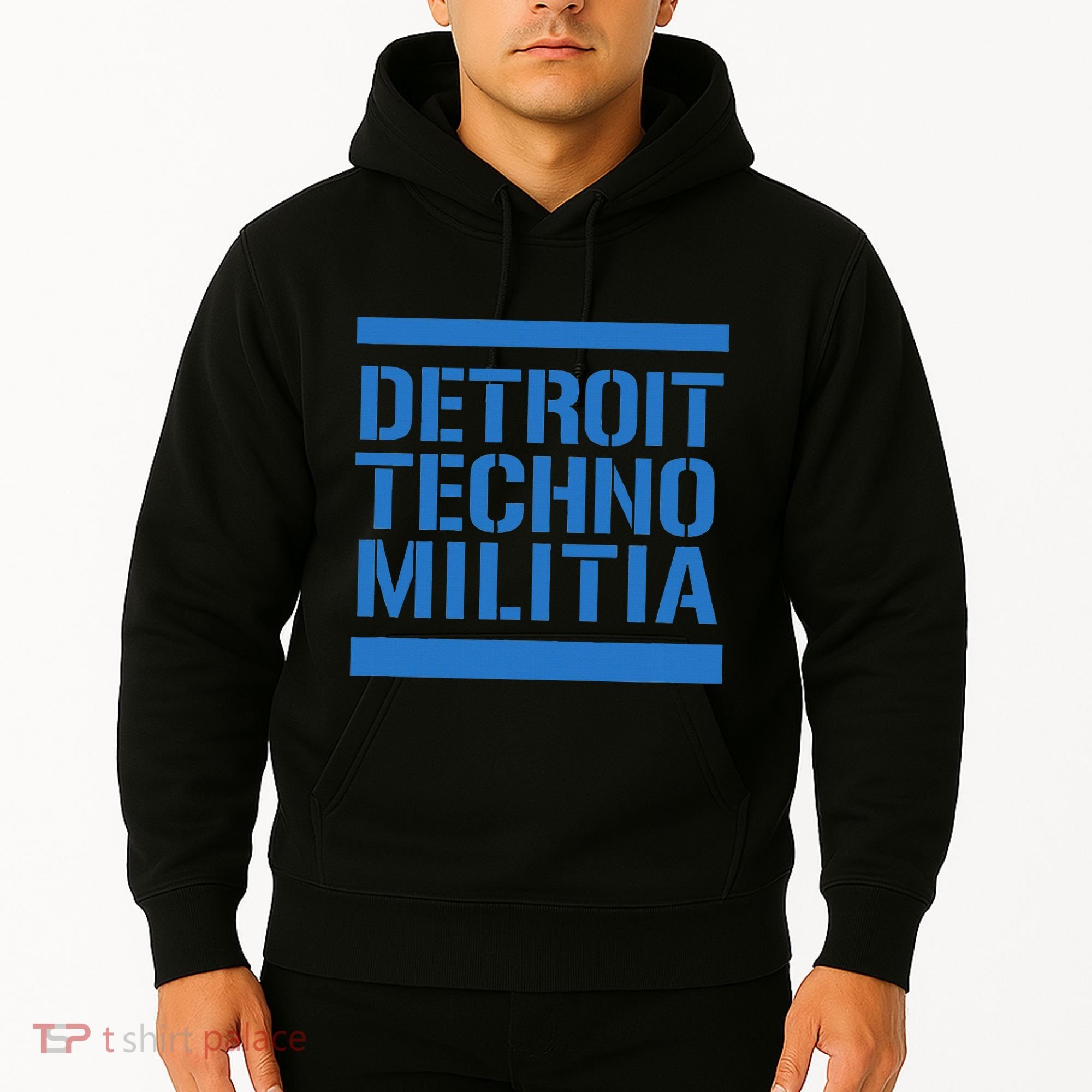 Detroit Techno Militia Blue Hoodie