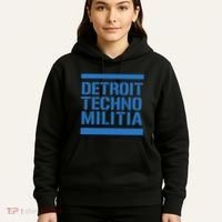 Detroit Techno Militia Blue Hoodie thumb 5