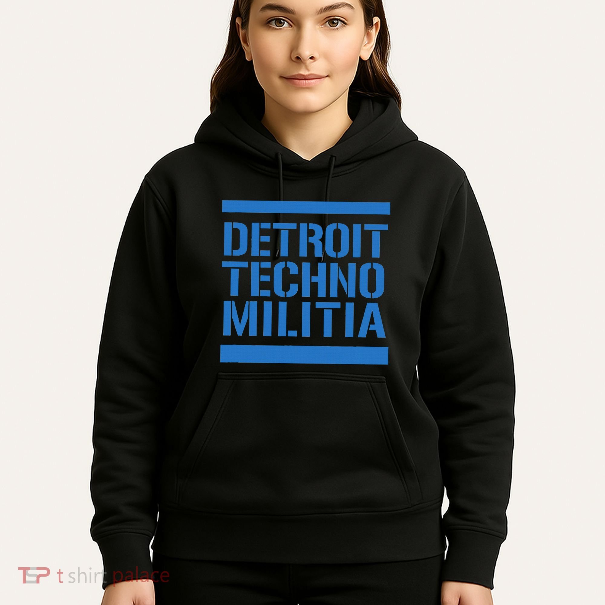Detroit Techno Militia Blue Hoodie