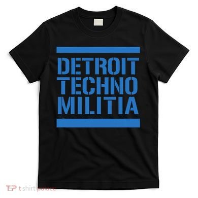 Detroit Techno Militia Blue T-Shirt