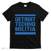 Detroit Techno Militia Blue T-Shirt thumb 0