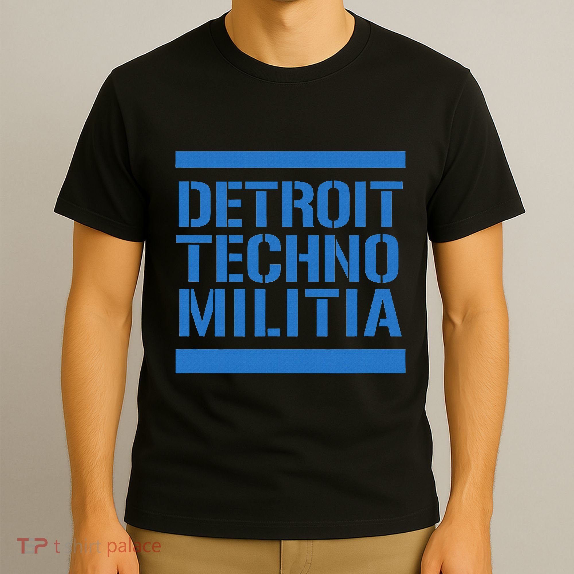 Detroit Techno Militia Blue T-Shirt