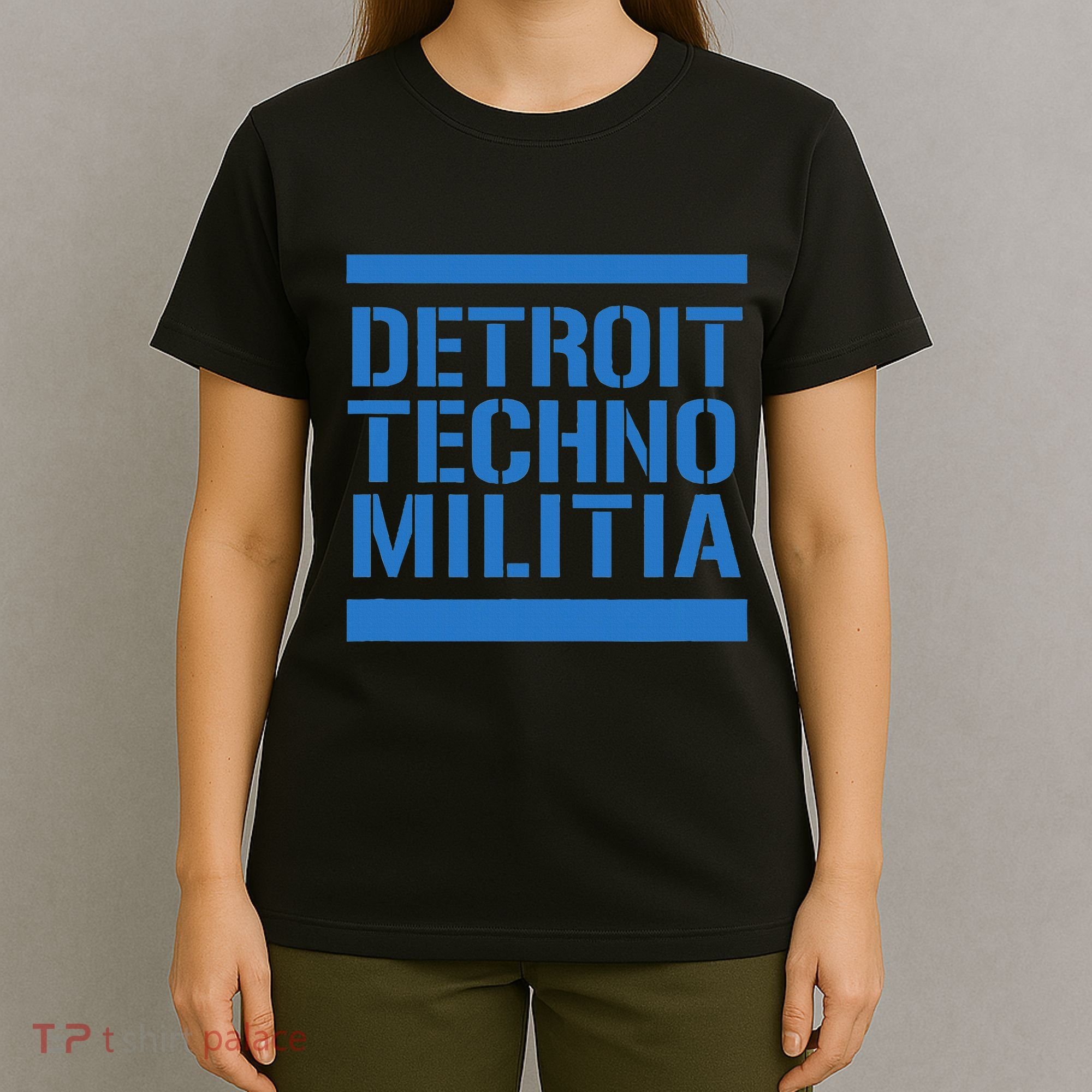Detroit Techno Militia Blue T-Shirt