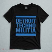 Detroit Techno Militia Blue T-Shirt thumb 5