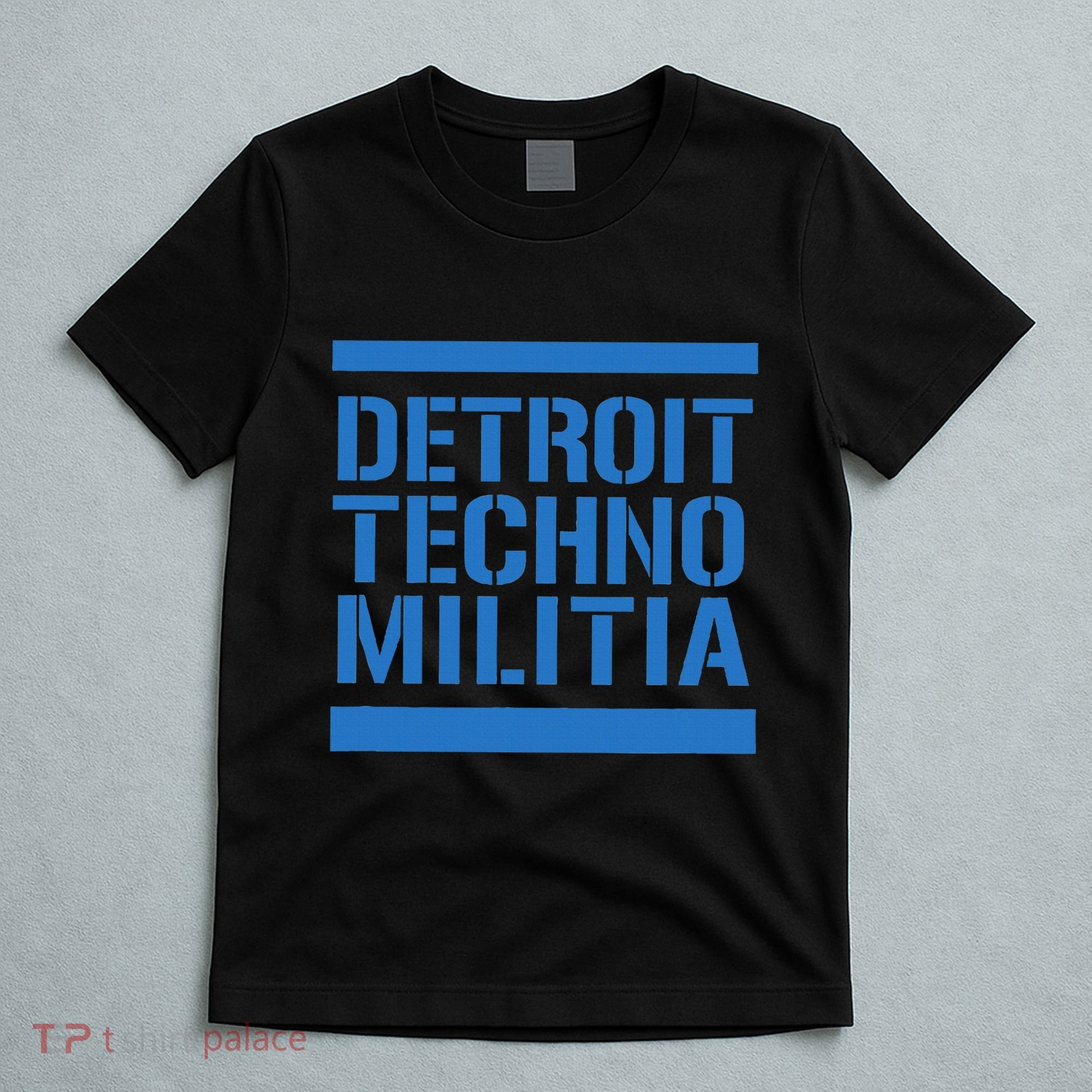 Detroit Techno Militia Blue T-Shirt