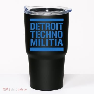 Detroit Techno Militia Blue Tumbler