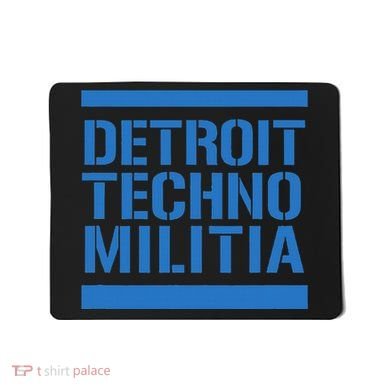 Detroit Techno Militia Blue Mousepad
