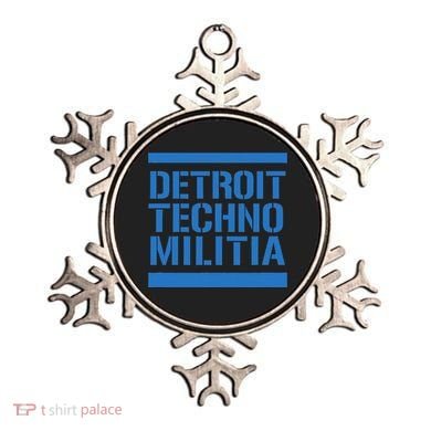 Detroit Techno Militia Blue Ornament