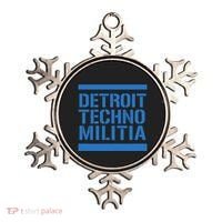 Detroit Techno Militia Blue Ornament thumb 0