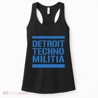 Detroit Techno Militia Blue Women's Tank Top thumb 0