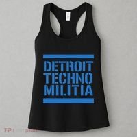 Detroit Techno Militia Blue Women's Tank Top thumb 3