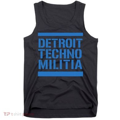 Detroit Techno Militia Blue Tank Top