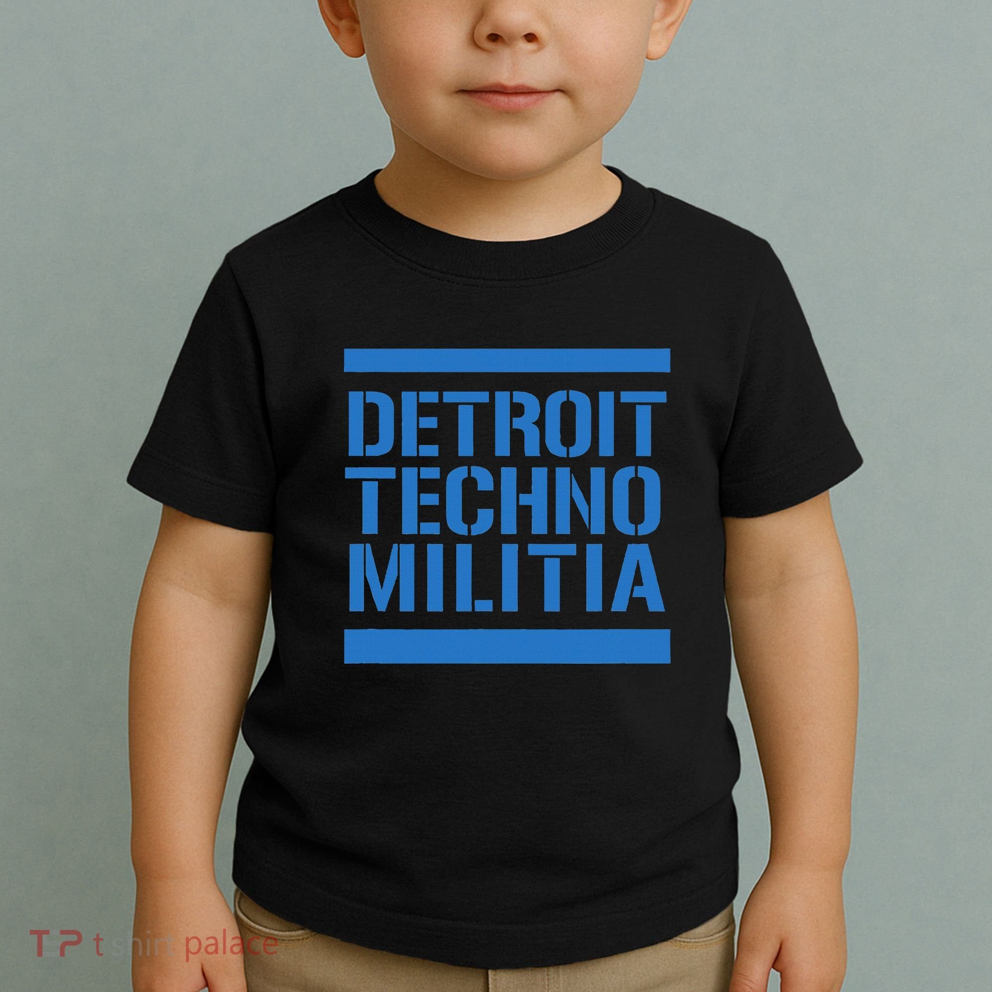 Detroit Techno Militia Blue Toddler T-Shirt