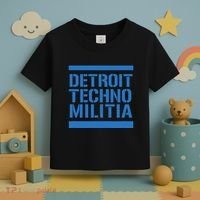 Detroit Techno Militia Blue Toddler T-Shirt thumb 3