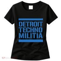 Detroit Techno Militia Blue Women's T-Shirt thumb 0