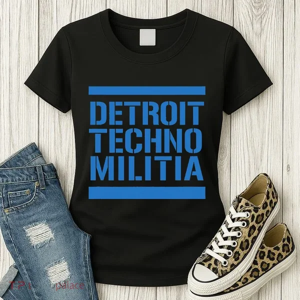 Detroit Techno Militia Blue Women's T-Shirt
