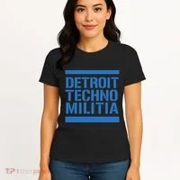 Detroit Techno Militia Blue Women's T-Shirt thumb 4