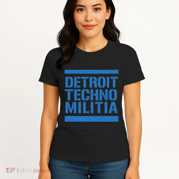 Detroit Techno Militia Blue Women's T-Shirt