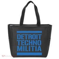 Detroit Techno Militia Blue Tote Bag thumb 0
