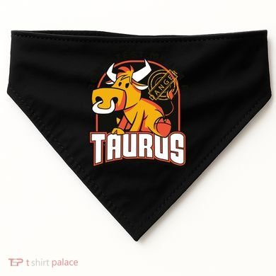 Don't Test Me I'm A Taurus Bull Birthday Gift USA-Made Doggie Bandana
