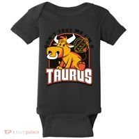 Don't Test Me I'm A Taurus Bull Birthday Gift Baby Bodysuit thumb 0