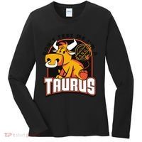 Don't Test Me I'm A Taurus Bull Birthday Gift Women's Long Sleeve Shirt thumb 0