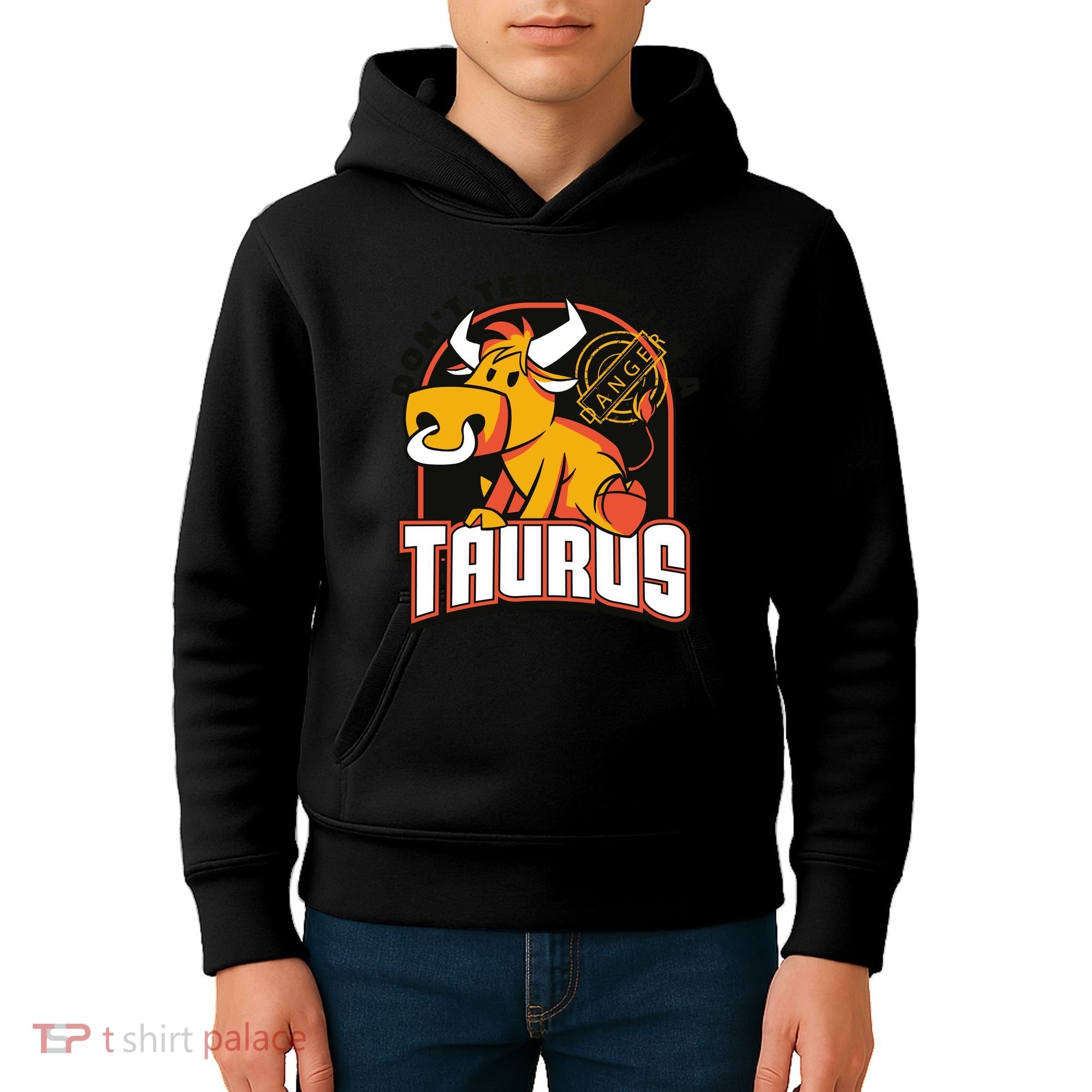 Don't Test Me I'm A Taurus Bull Birthday Gift Kids Hoodie