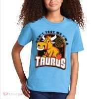 Don't Test Me I'm A Taurus Bull Birthday Gift Kids T-Shirt thumb 2