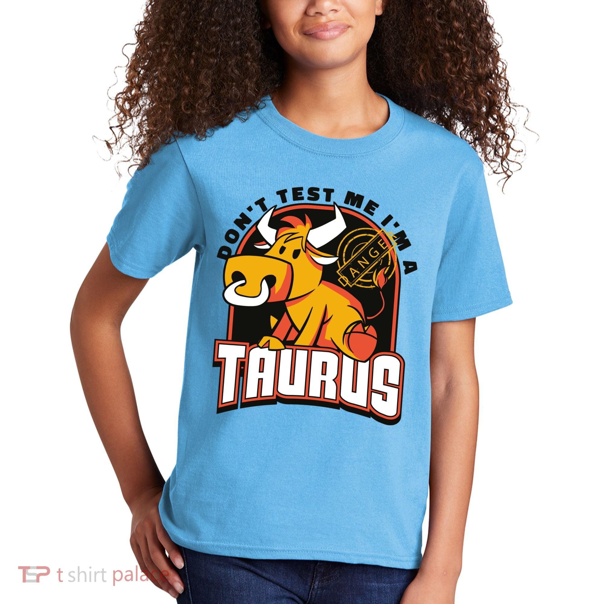 Don't Test Me I'm A Taurus Bull Birthday Gift Kids T-Shirt