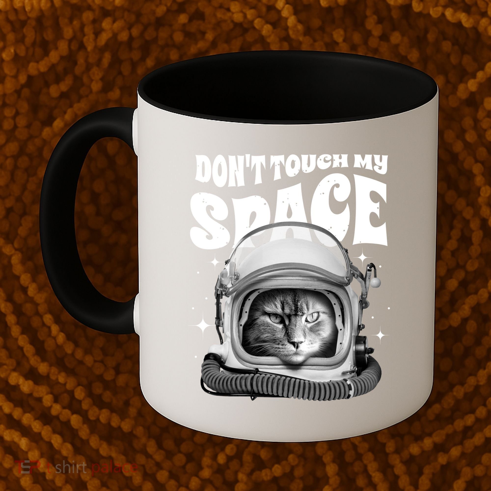 Don't Touch My Space Cat Coffee Mug