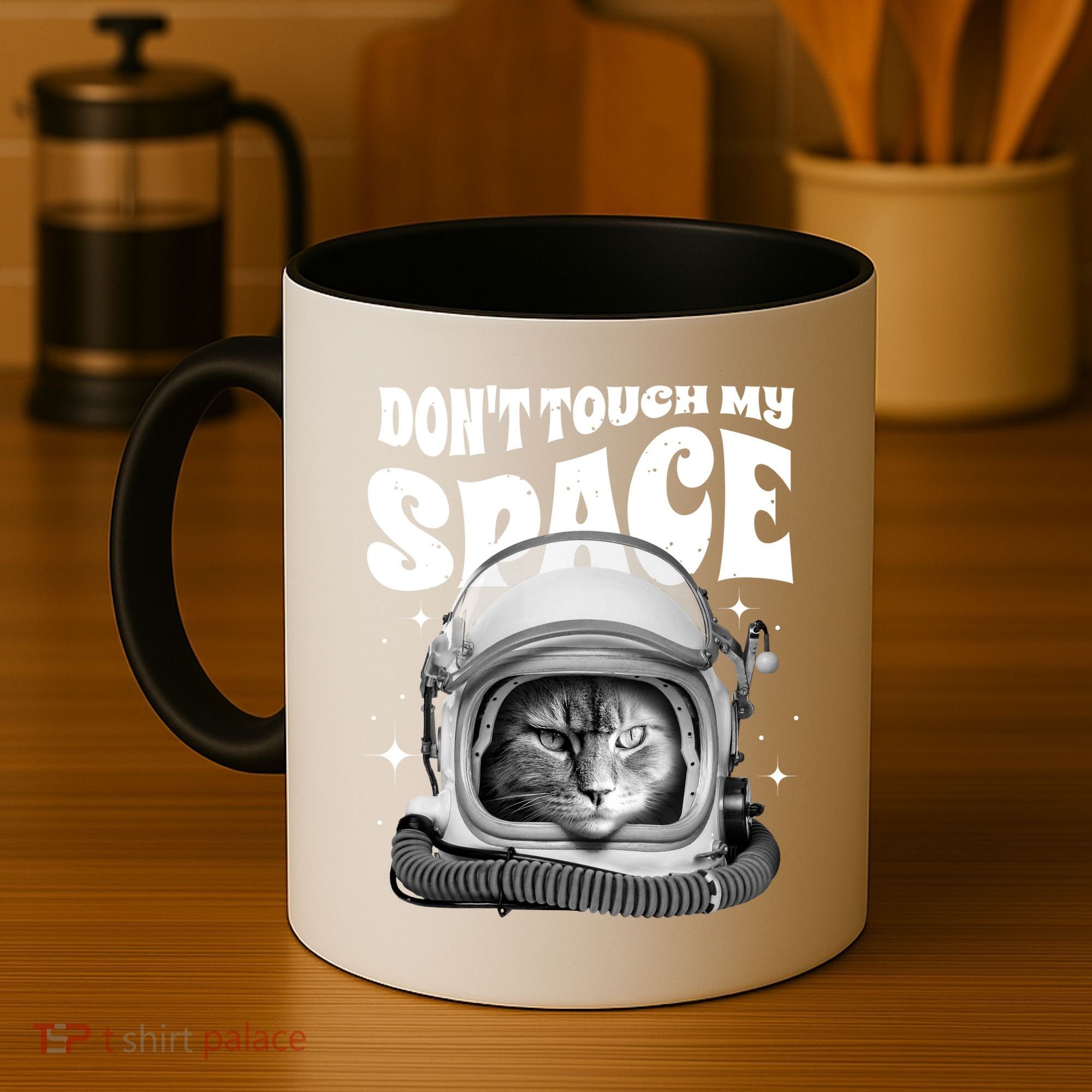 Don't Touch My Space Cat Coffee Mug